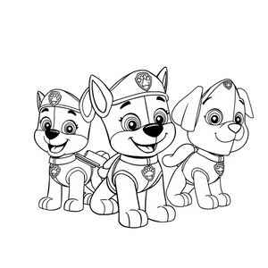 Página para Colorear de PAW Patrol