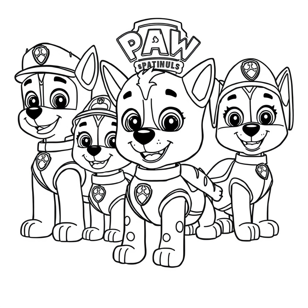 Psi Patrol: Przygodowy kolorowanki