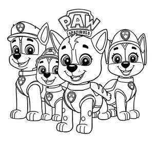 Patrulla Canina: Páginas de Colorear Aventura
