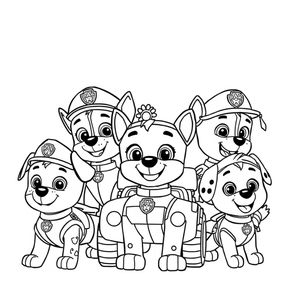 Patrulla de Cachorros – Misión de Colorear