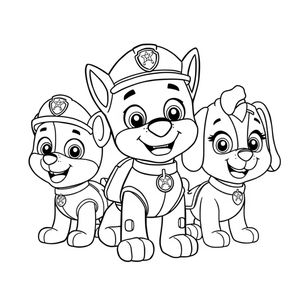 Libro para Colorear Patrulla Canina