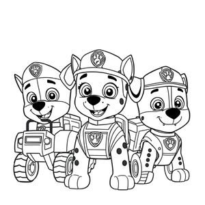 Libro para Colorear: Patrulla Canina en Acción