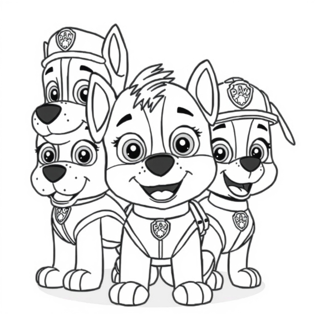 Libro para Colorear de PAW Patrol