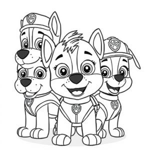 Libro para Colorear de PAW Patrol