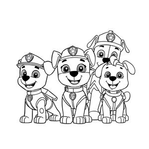 Libro para Colorear de Paw Patrol