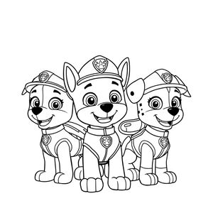 Libro para Colorear de Patrulla de Cachorros