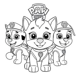 Libro para Colorear de Patrulla de Cachorros