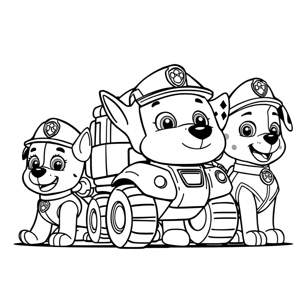 Libro para Colorear Patrulla Canina