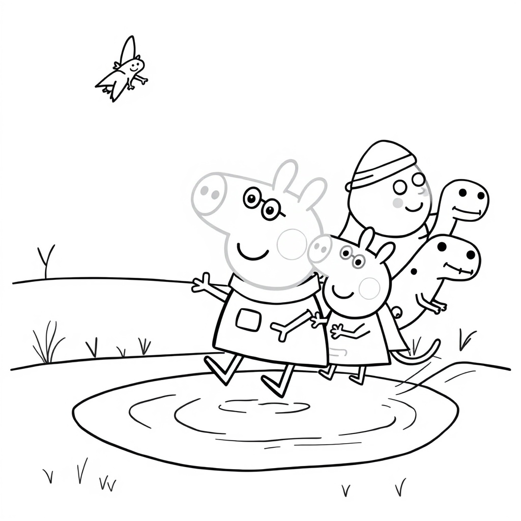 Libro para Colorear de Peppa Pig