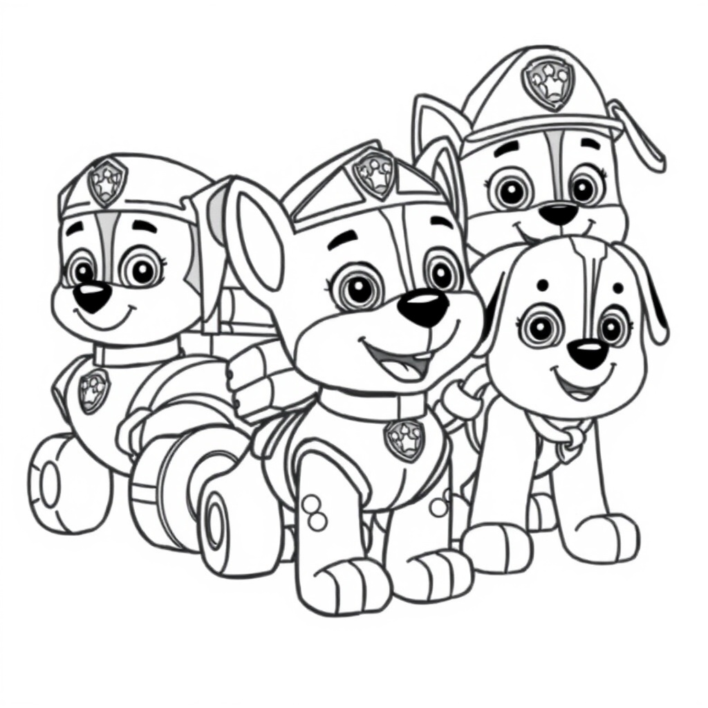 Libro para Colorear de PAW Patrol