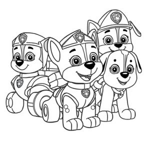Libro para Colorear de PAW Patrol