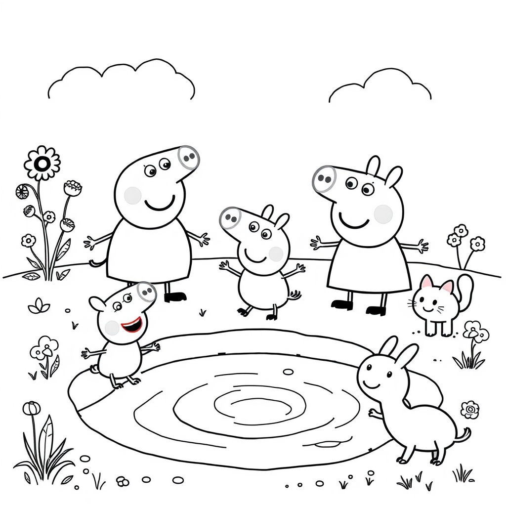 Libro para Colorear de Peppa Pig