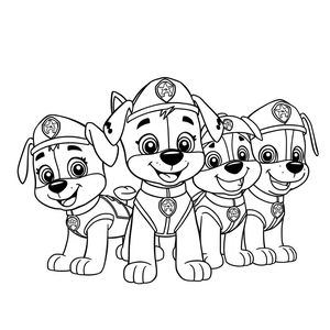 Libro de Colorear de Patrulla Canina
