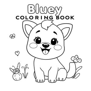Libro para Colorear de Bluey