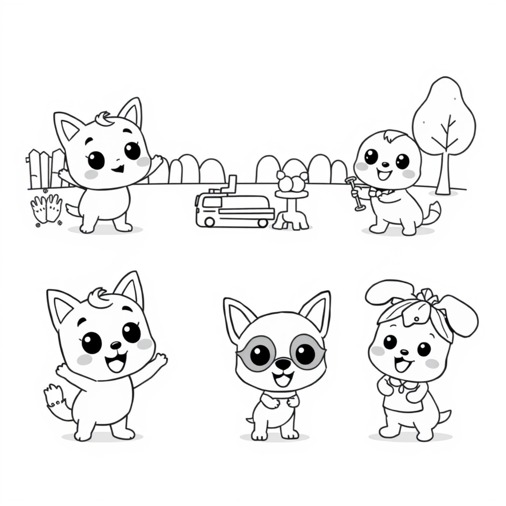 Libro para colorear de Bluey