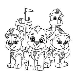 Patrulla Canina: Acciones, Aventuras, ¡Coloreando!