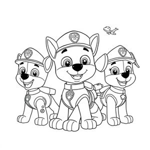 Libro para Colorear de Aventuras de PAW Patrol