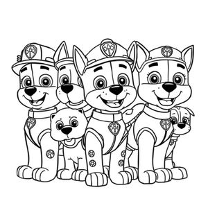 Libro para colorear: Patrulla Canina