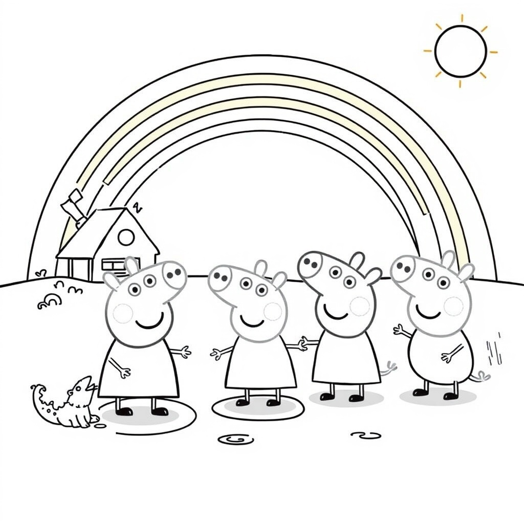 Peppa Pig: Diversión para Colorear