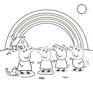 Peppa Pig: Diversión para Colorear