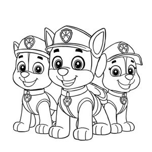 Libro de Colorear de Aventuras de la Patrulla Canina