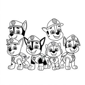 Patrulla Canina - Libro de Colorear de Misiones de Rescate