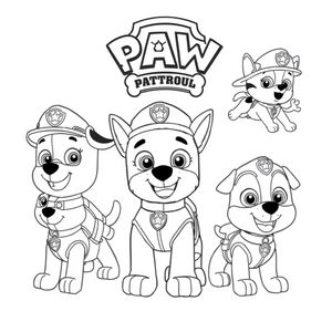 Libro para Colorear de Patrulla de Cachorros