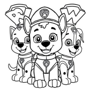 Libro para Colorear de La Patrulla Canina