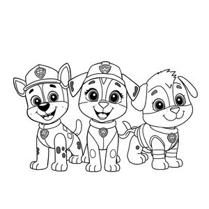 Libro para Colorear de Patrulla Canina