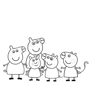 Libro para Colorear de Peppa Pig