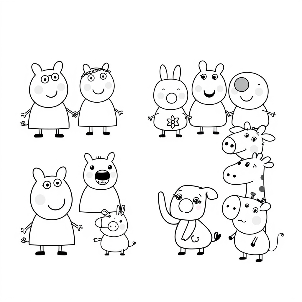 Libro para Colorear Peppa Pig