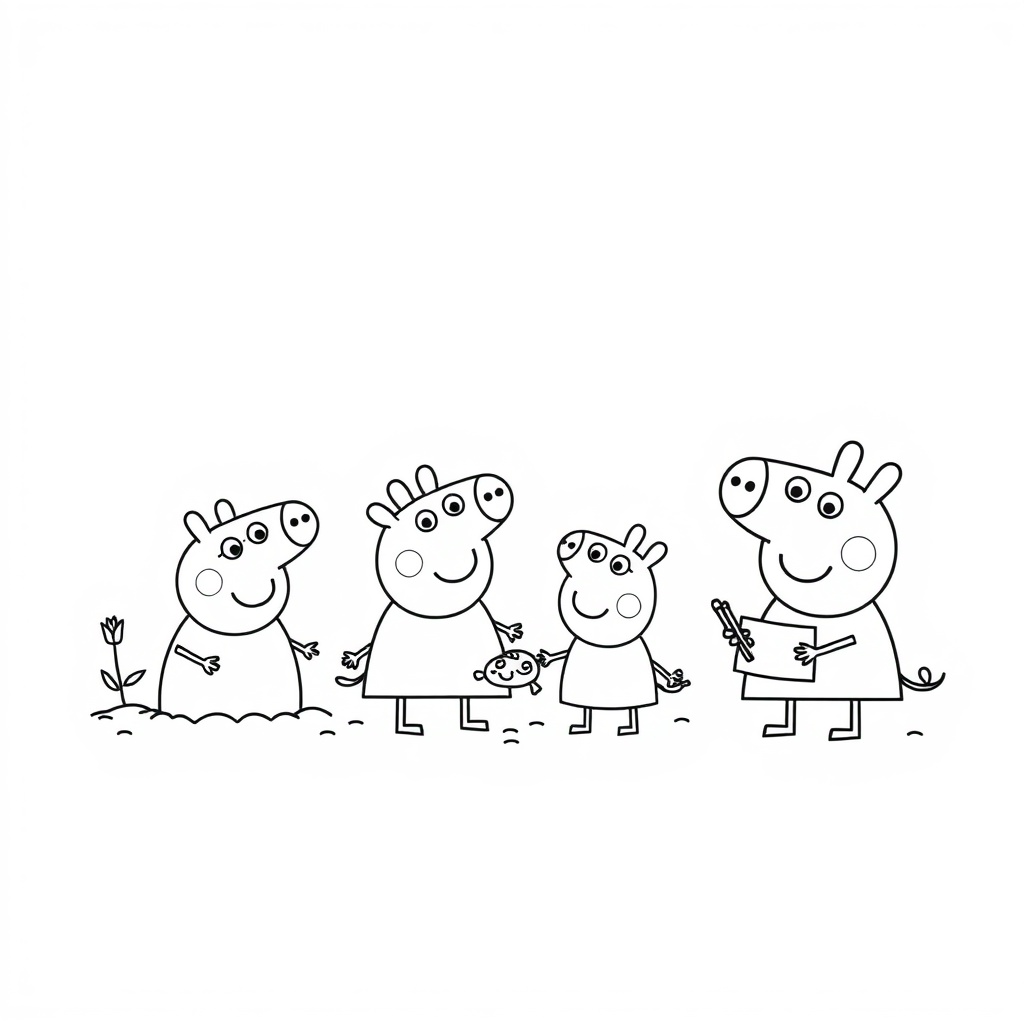 Kolorowanka Peppa Pig