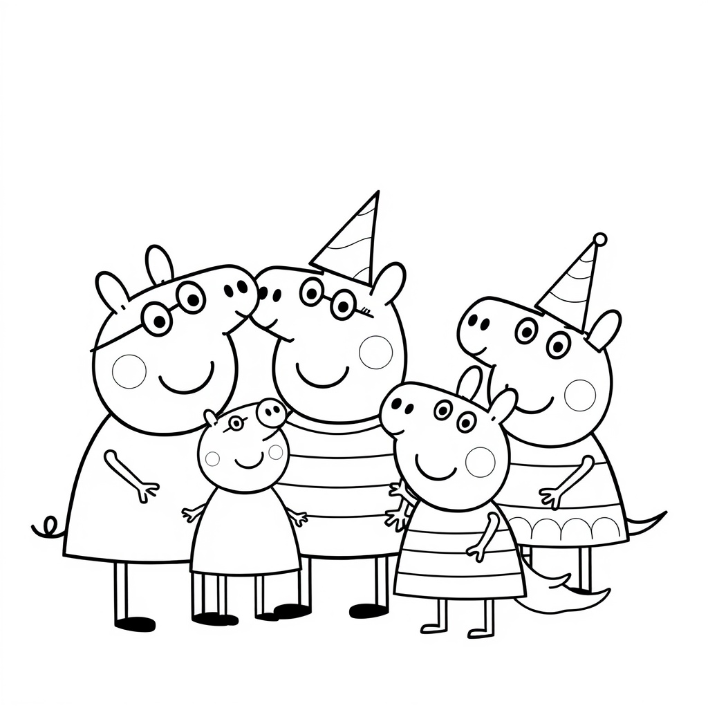 Libro para Colorear de Peppa Pig