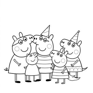 Libro para Colorear de Peppa Pig