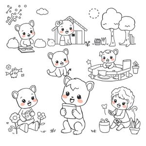 Libro para Colorear de Bluey