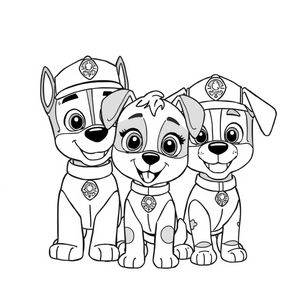 Libro para Colorear Patrulla Canina