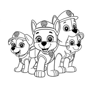 Libro para Colorear de Patrulla Canina