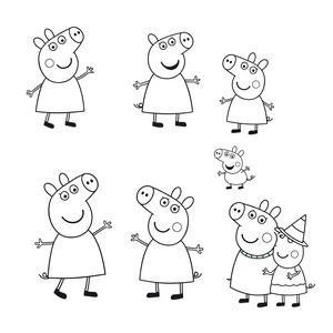 Libro de colorear de Peppa Pig