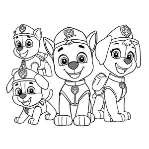 Libro para Colorear de la Patrulla Canina