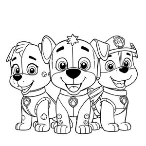 Libro para Colorear de Patrulla Canina