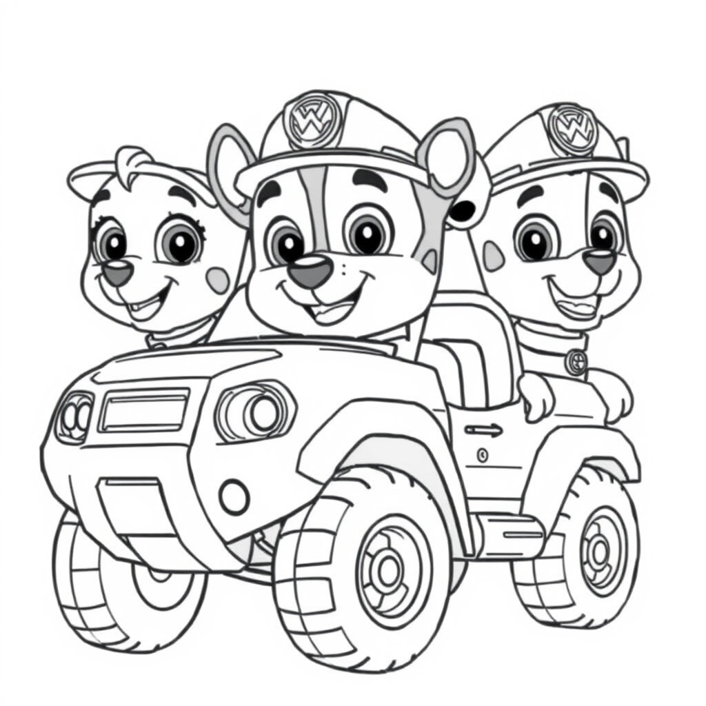 Libro de Colorear de La Patrulla Canina