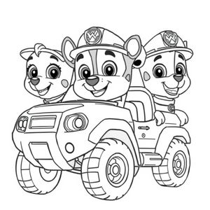 Libro de Colorear de La Patrulla Canina