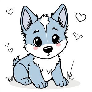 Libro para Colorear de Bluey