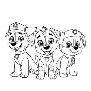 Libro para Colorear de Patrulla Canina