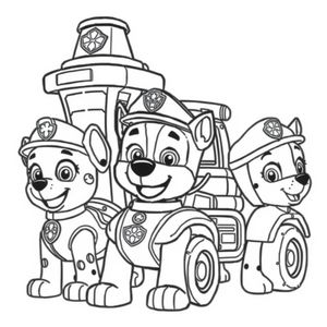 Libro para Colorear Patrulla Canina