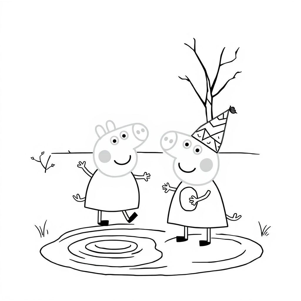 Libro para Colorear de Peppa Pig