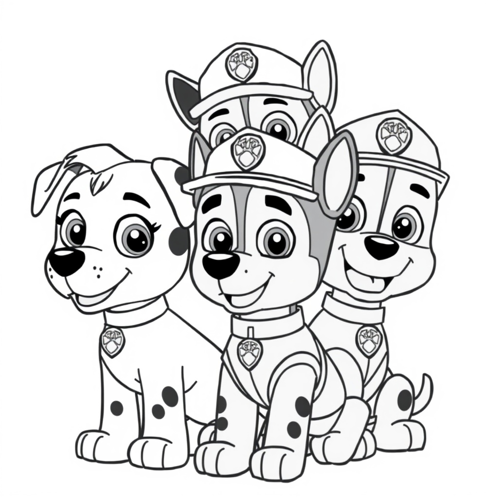 Libro para Colorear - Patrulla Canina