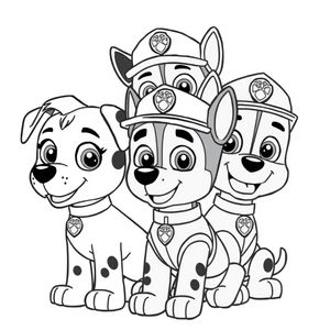 Libro para Colorear - Patrulla Canina