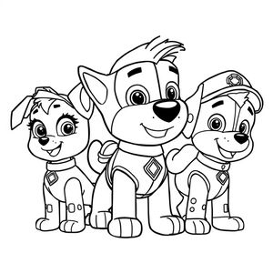 Libro para Colorear de Patrulla Canina