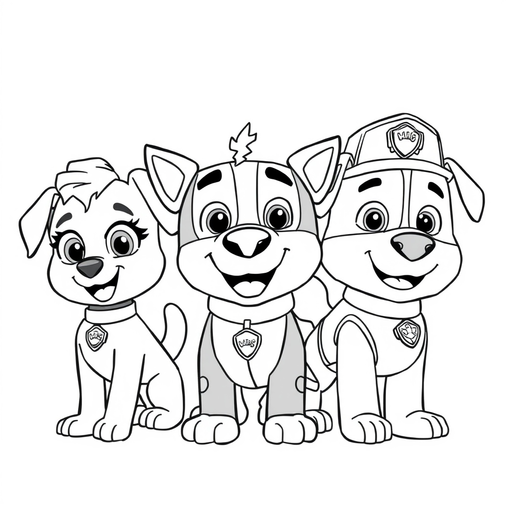 Libro para Colorear: Patrulla Canina